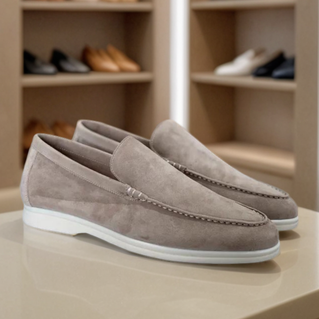 Mocassins en Suède Premium pour Hommes – Confort et Élégance, Semelles Rembourrées, Disponibles en Plusieurs Tailles 8