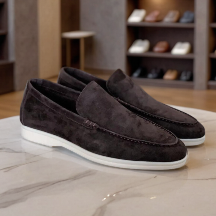 Mocassins en Suède Premium pour Hommes – Confort et Élégance, Semelles Rembourrées, Disponibles en Plusieurs Tailles 9