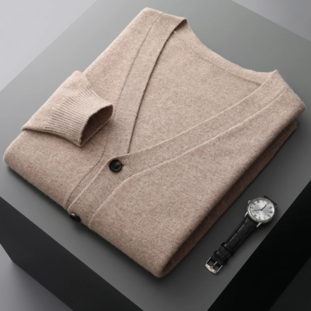 Cardigan Femme en Cachemire 100% Luxe – Veste Élégante et Intemporelle, Taille 3XL, Léger et Respirant-1