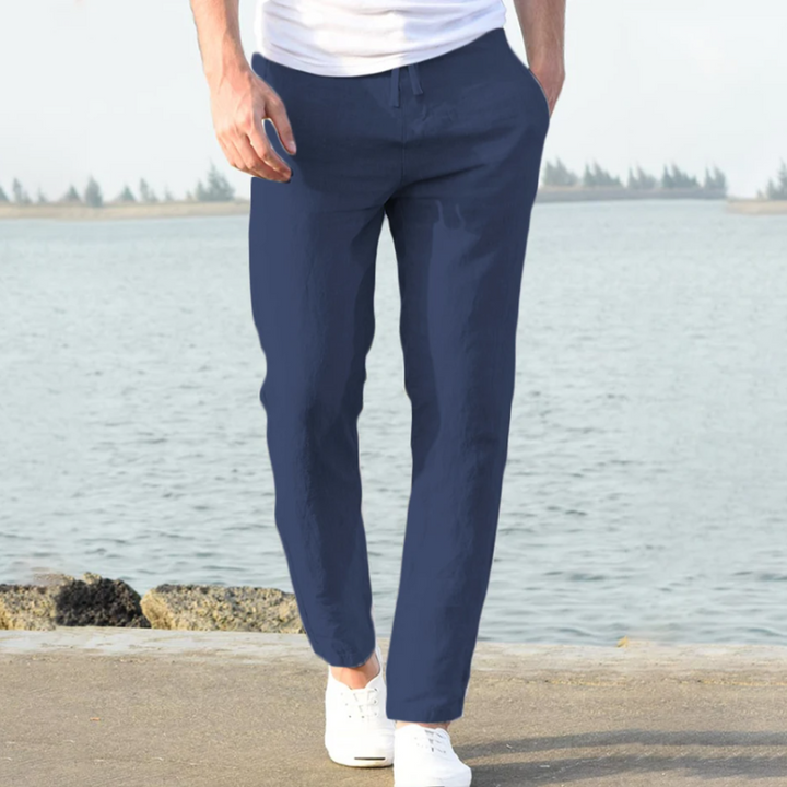 Pantalon Lin Homme – Léger, Décontracté Été