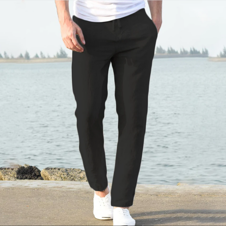 Pantalon Lin Homme – Léger, Décontracté Été