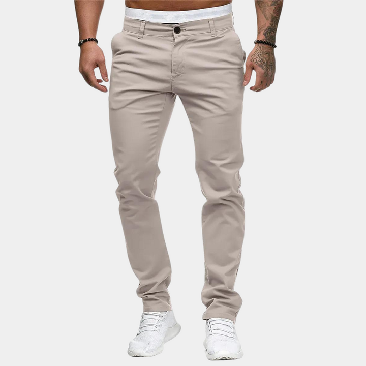 Pantalon Chino pour Homme Élégant et Confortable – Pantalon d'Été avec Poches Latérales 3