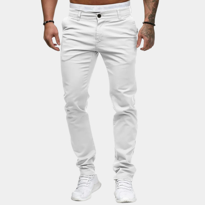 Pantalon Chino pour Homme Élégant et Confortable – Pantalon d'Été avec Poches Latérales 5