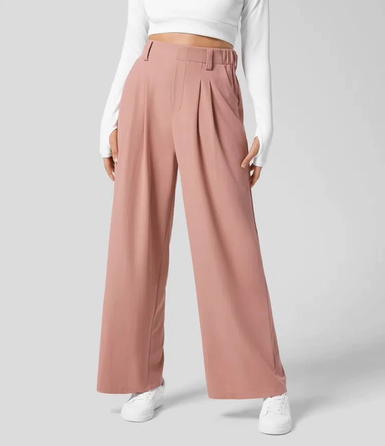 Pantalon Femme Ajusté en Tissu Élastique – Confort et Élégance pour Toutes les Morphologies 0