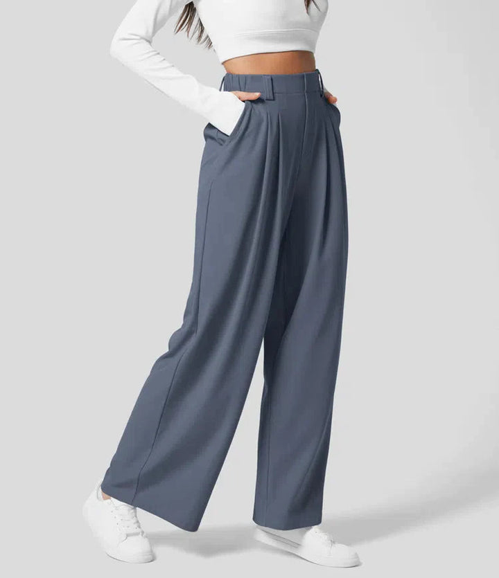 Pantalon Femme Ajusté en Tissu Élastique – Confort et Élégance pour Toutes les Morphologies 8