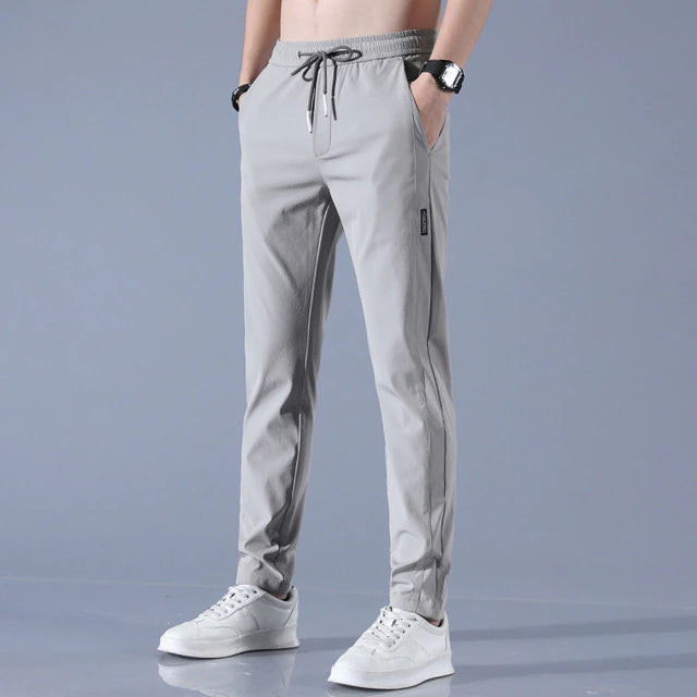 Pantalon Jogging Homme Slim Fit Élastique avec Poches Pratiques en Tissu Respirant - Confort Optimal pour Activités Quotidiennes 3