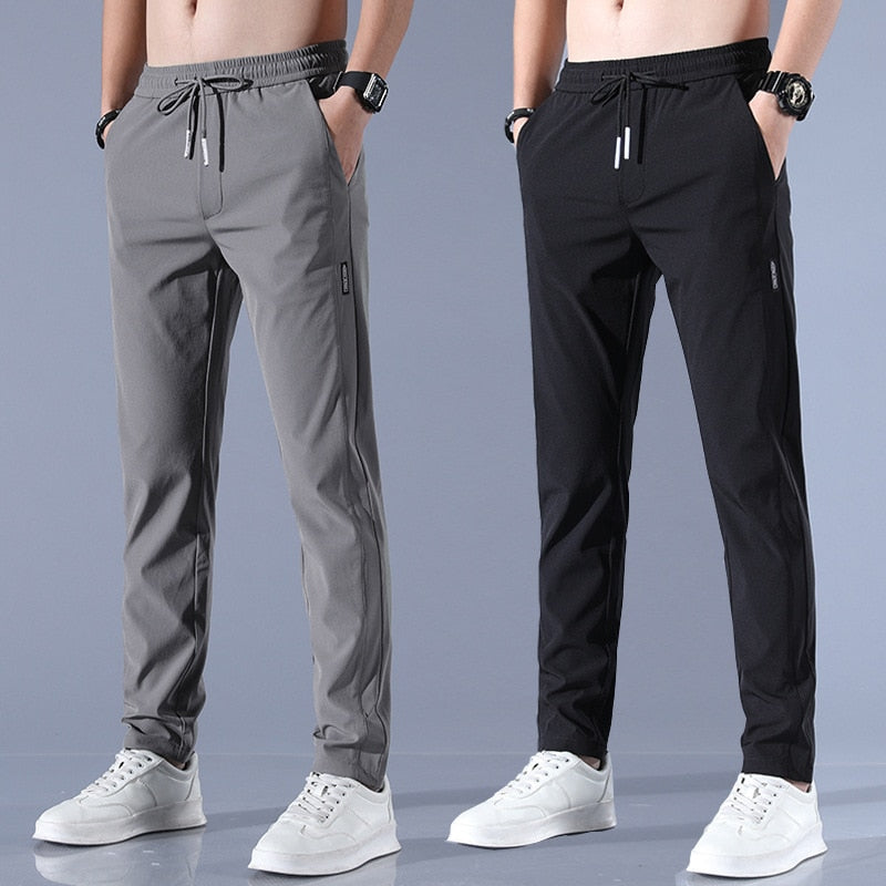 Pantalon Jogging Homme Slim Fit Élastique avec Poches Pratiques en Tissu Respirant - Confort Optimal pour Activités Quotidiennes 4