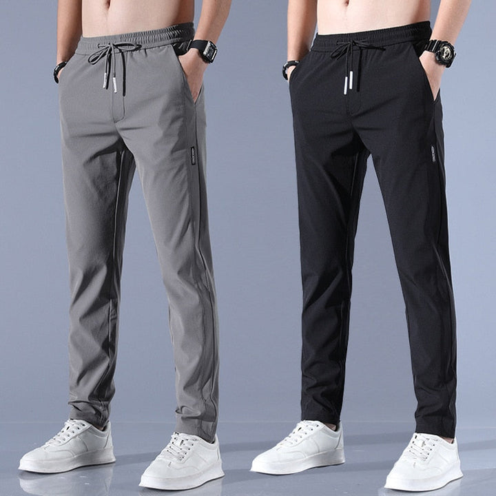 Pantalon Jogging Homme Slim Fit Élastique avec Poches Pratiques en Tissu Respirant - Confort Optimal pour Activités Quotidiennes 4
