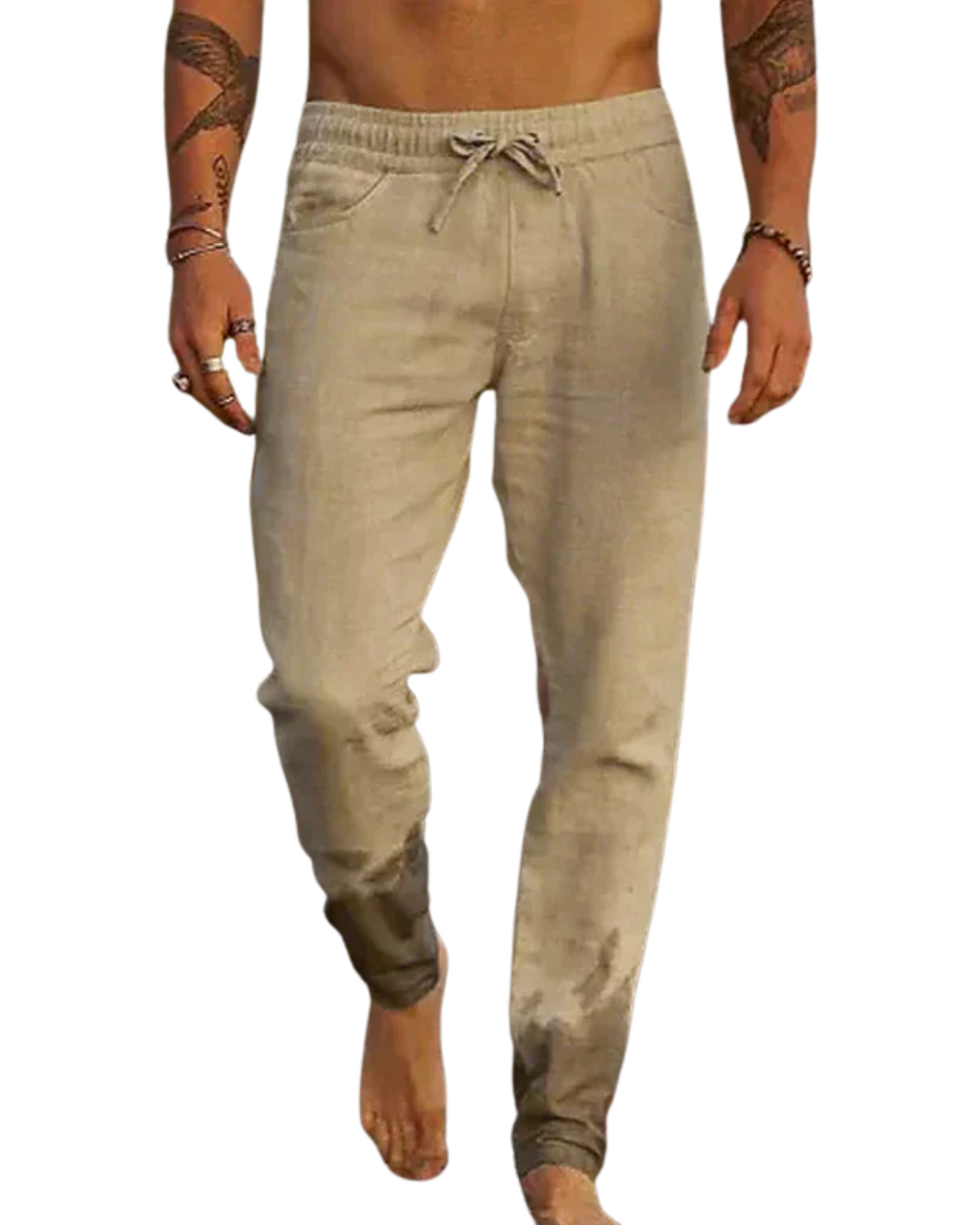 Pantalon de Plage en Lin pour Homme – Confort Léger et Style Décontracté 1