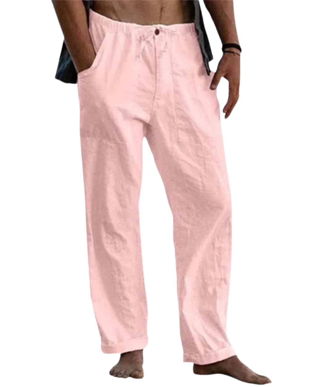 Pantalon en Lin Classique pour Homme – Confort Léger et Élégance d'Été 1