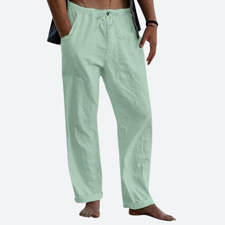Pantalon en Lin Classique pour Homme – Confort Léger et Élégance d'Été 3