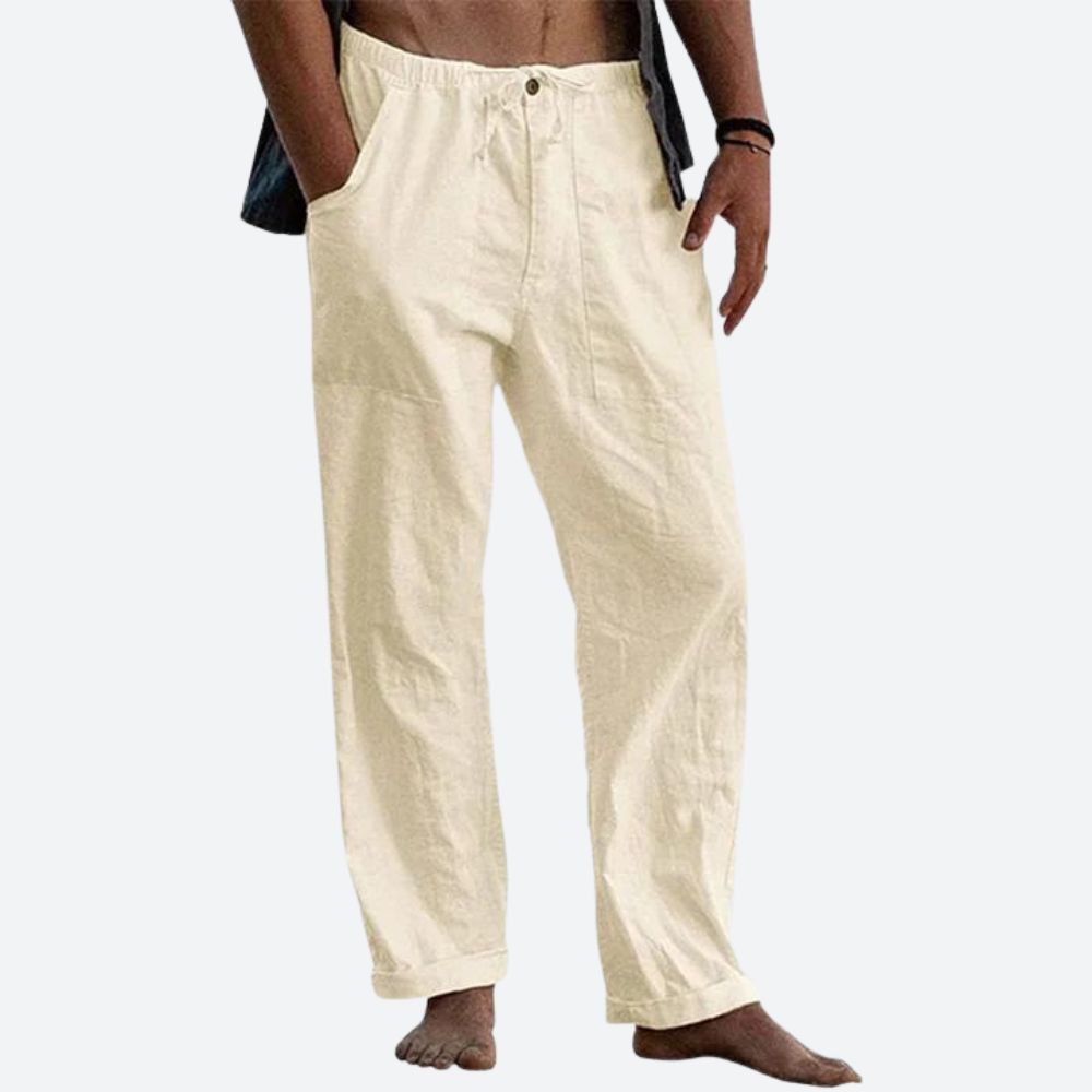 Pantalon en Lin Classique pour Homme – Confort Léger et Élégance d'Été 5