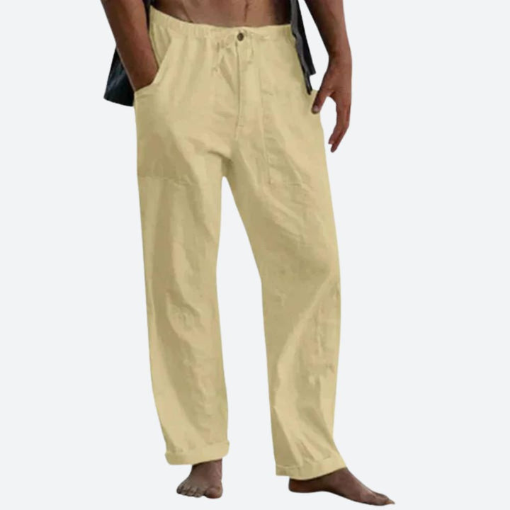 Pantalon en Lin Classique pour Homme – Confort Léger et Élégance d'Été 6