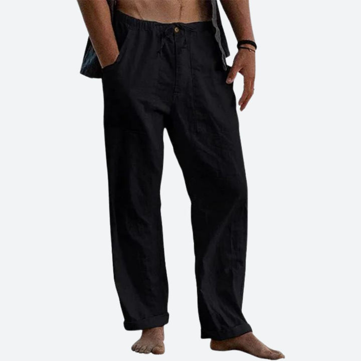 Pantalon en Lin Classique pour Homme – Confort Léger et Élégance d'Été 7