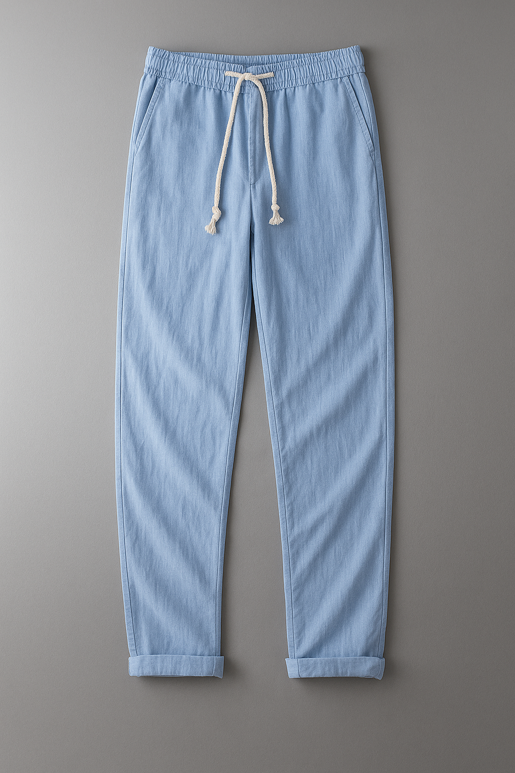 Pantalon en Lin Homme Ajusté – Légèreté et Confort pour un Style Élégant et Décontracté 3