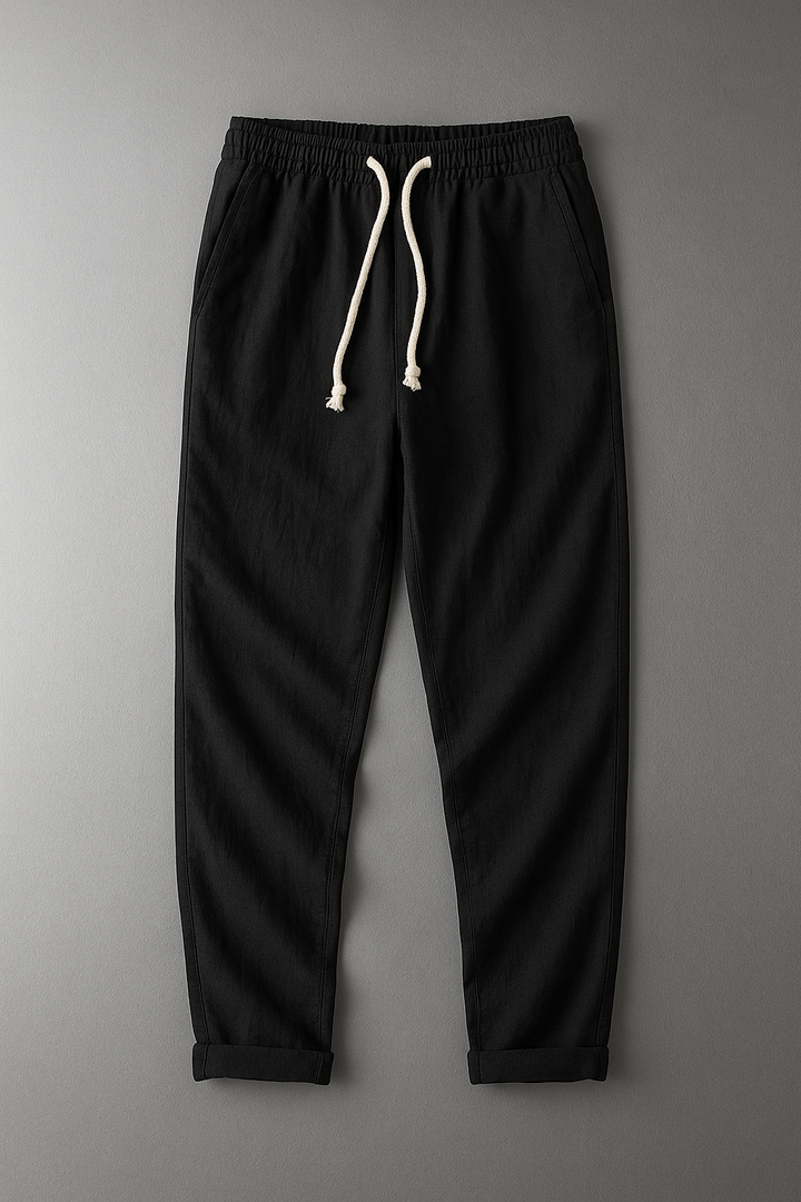 Pantalon en Lin Homme Ajusté – Légèreté et Confort pour un Style Élégant et Décontracté 5