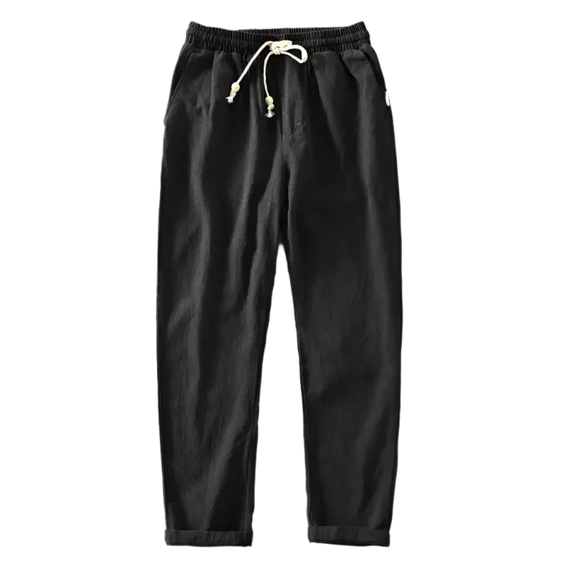 Pantalon en Lin Léger Homme – Confort, Élégance et Coupe Moderne pour Toutes Occasions 0