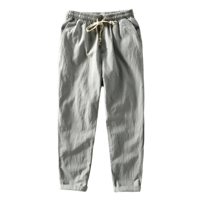 Pantalon en Lin Léger Homme – Confort, Élégance et Coupe Moderne pour Toutes Occasions 2