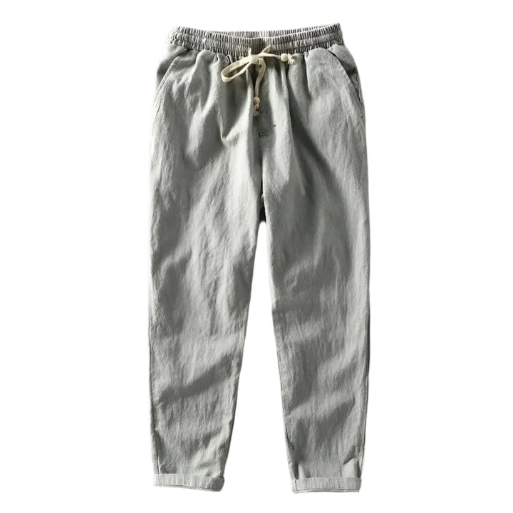 Pantalon en Lin Léger Homme – Confort, Élégance et Coupe Moderne pour Toutes Occasions 2
