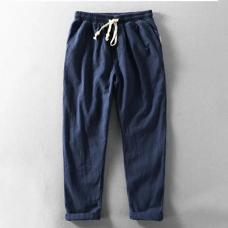 Pantalon en Lin Léger Homme – Confort, Élégance et Coupe Moderne pour Toutes Occasions 5