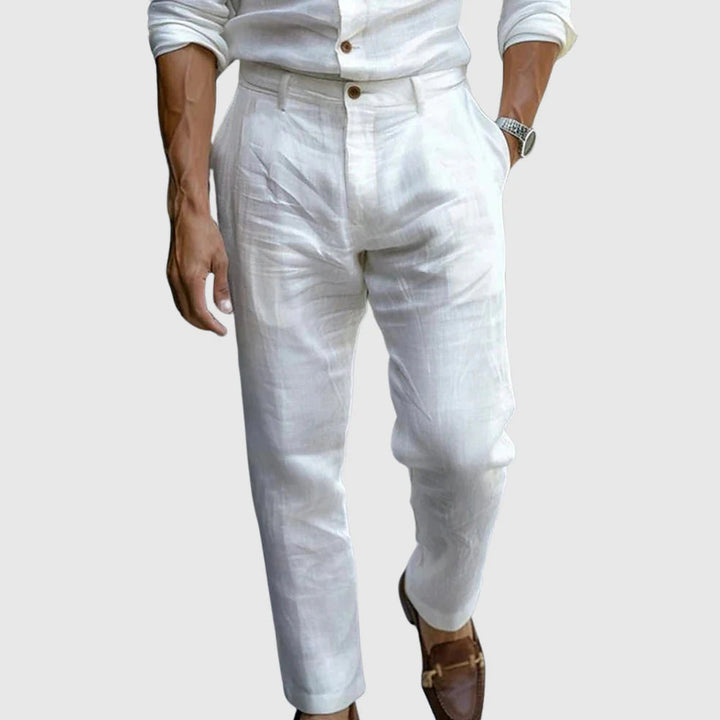 Pantalon en Lin pour Homme – Chic et Léger, Idéal pour l'Été 0