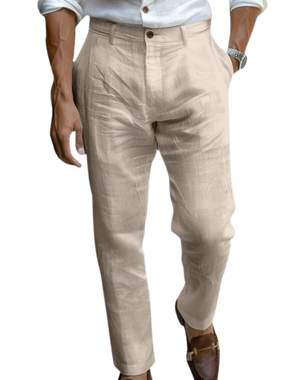 Pantalon en Lin pour Homme – Chic et Léger, Idéal pour l'Été 1