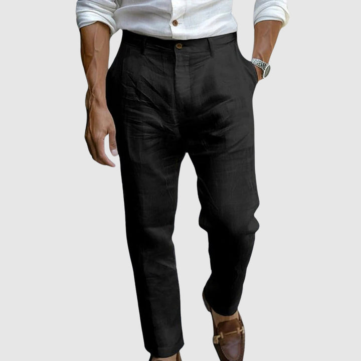 Pantalon en Lin pour Homme – Chic et Léger, Idéal pour l'Été 2