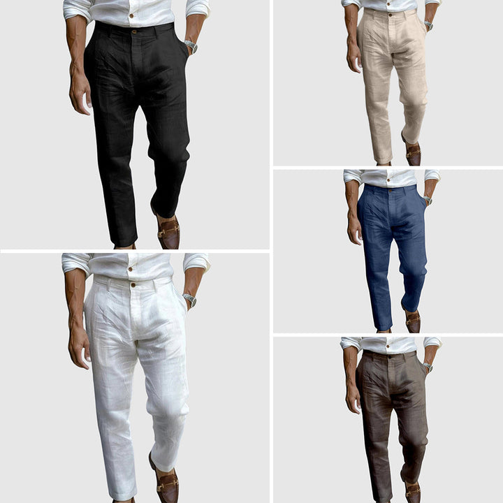 Pantalon en Lin pour Homme – Chic et Léger, Idéal pour l'Été 6