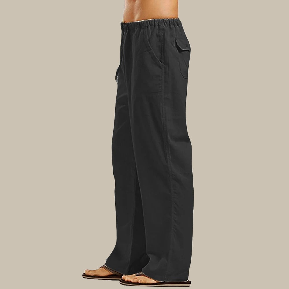 Pantalon en Lin pour Homme – Style Élégant et Confort Optimal pour l'Été 1