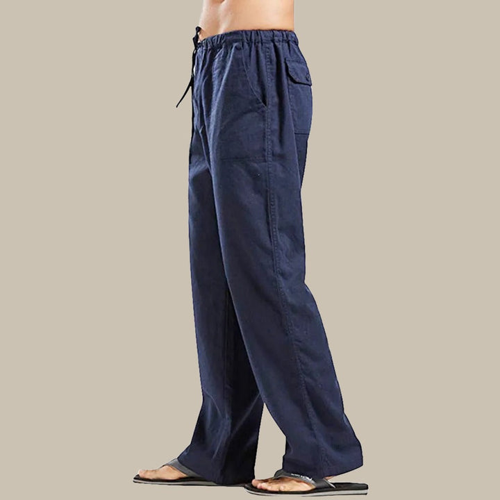 Pantalon en Lin pour Homme – Style Élégant et Confort Optimal pour l'Été 4