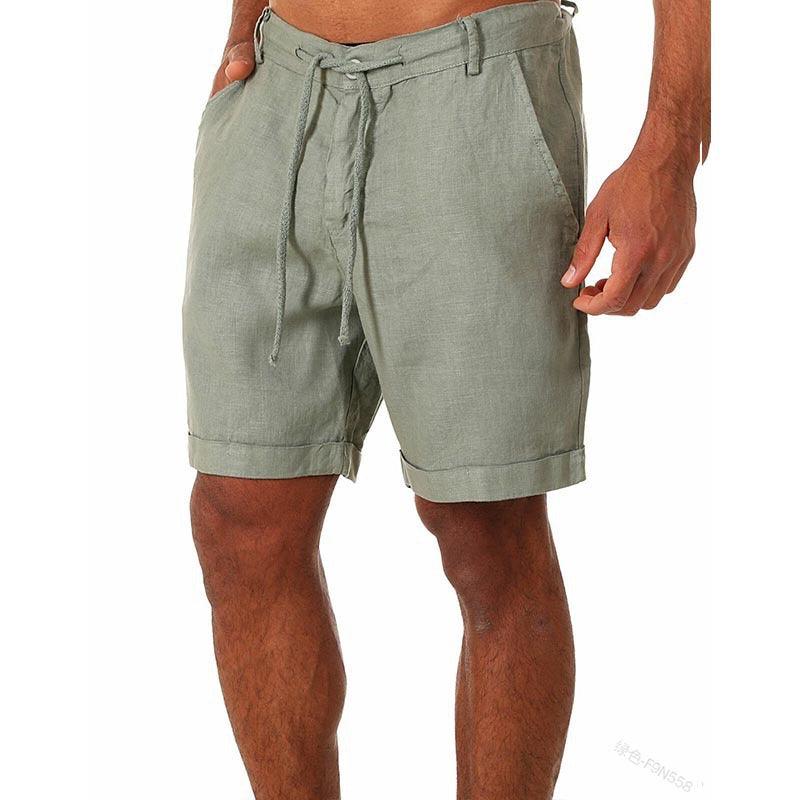 Pantalons de Sport Homme Blanc Taille M Polyester Court avec Lacets 0
