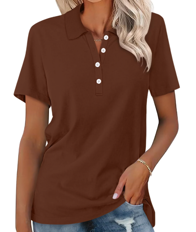 Polo Femme Élégant et Confortable en Coton – Disponible de XS à 2XL 4