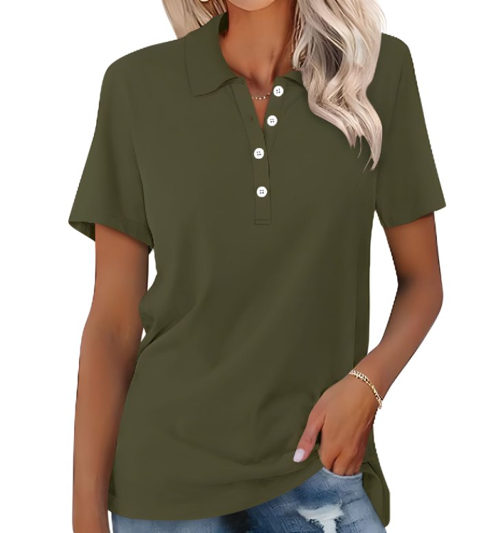 Polo Femme Élégant et Confortable en Coton – Disponible de XS à 2XL 5