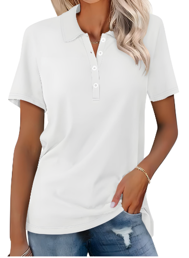 Polo Femme Élégant et Confortable en Coton – Disponible de XS à 2XL 7