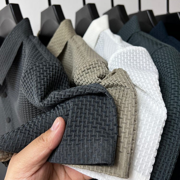 Polo Homme Manche Longue en Tissu Doux et Respirant – Coupe Ajustée pour Style Décontracté et Semi-Formel 8