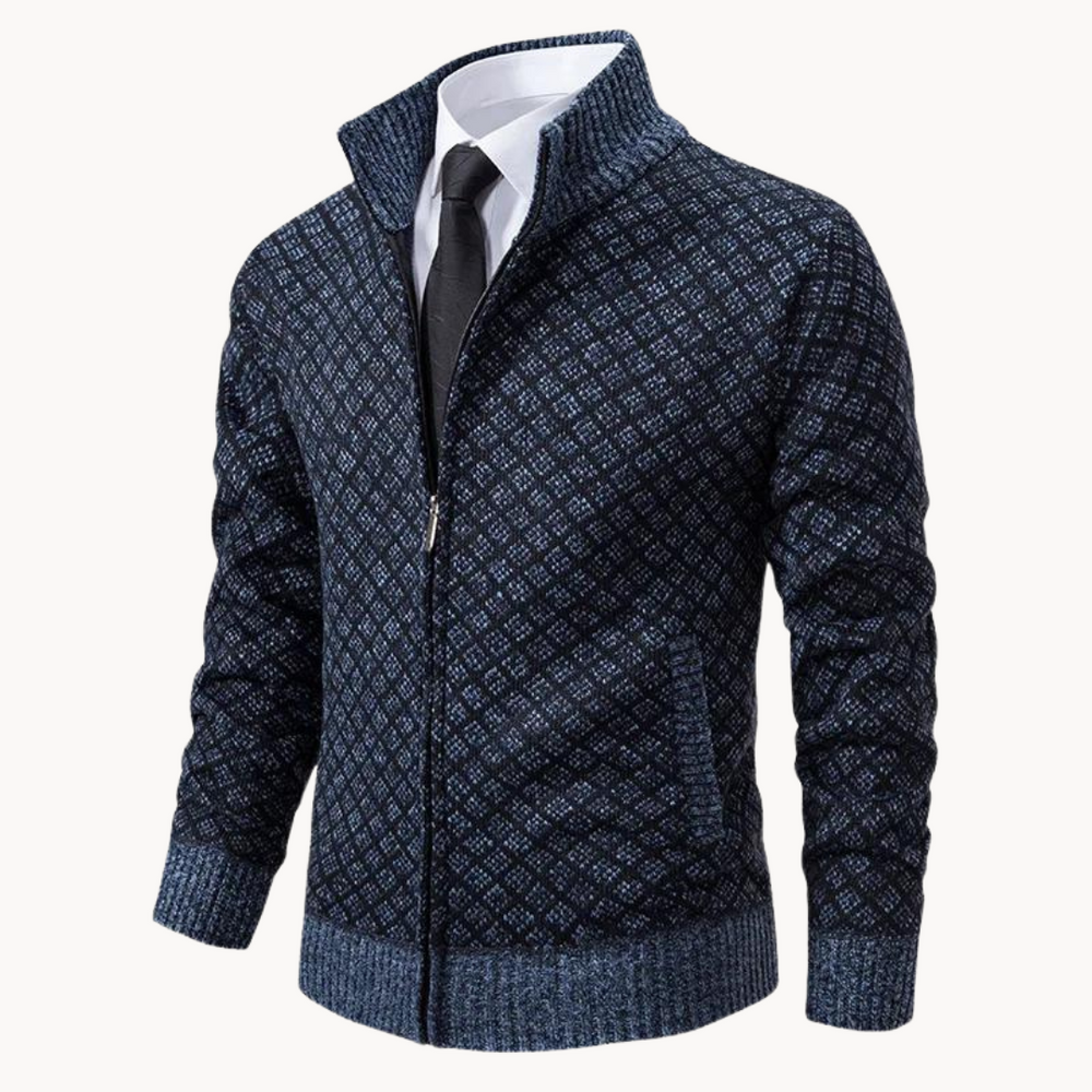 Pull Col Roulé en Jacquard Femme Noir, Isolé, Design Élégant, Confortable et Chaud, Plusieurs Tailles Disponibles 1