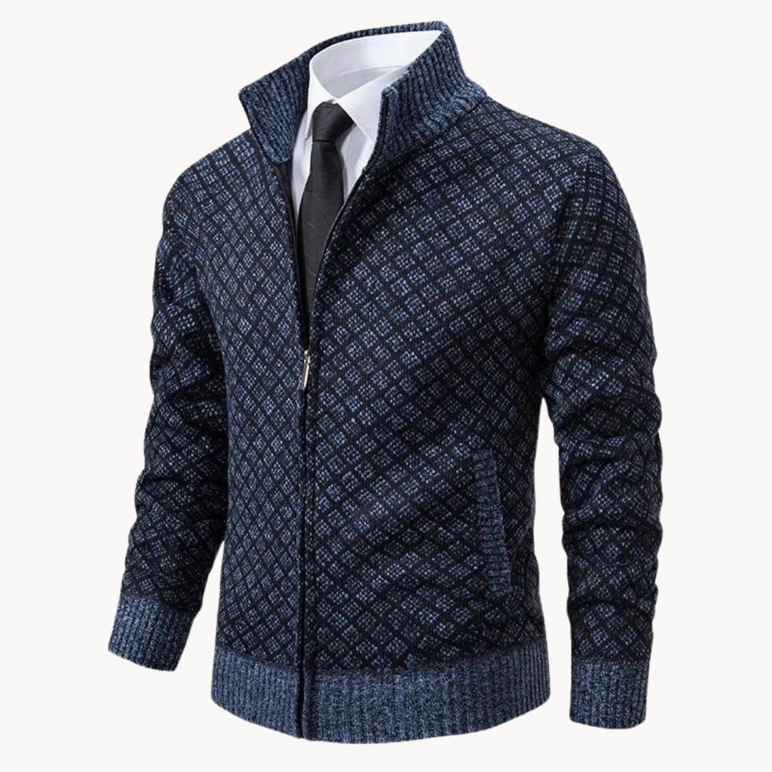 Pull Col Roulé en Jacquard Femme Noir, Isolé, Design Élégant, Confortable et Chaud, Plusieurs Tailles Disponibles 1