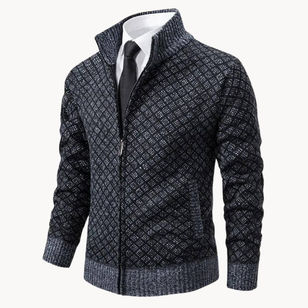 Pull Col Roulé en Jacquard Femme Noir, Isolé, Design Élégant, Confortable et Chaud, Plusieurs Tailles Disponibles 2