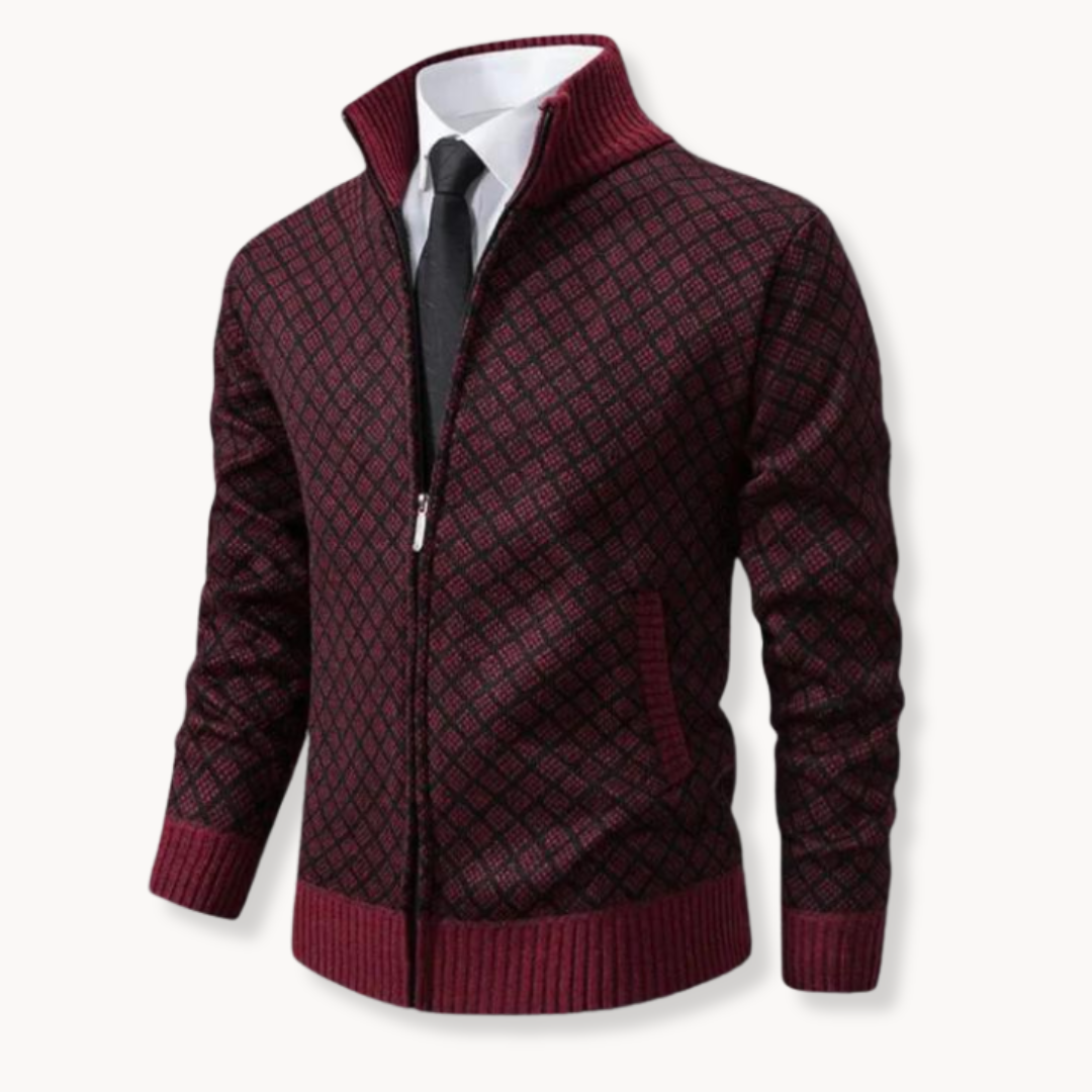 Pull Col Roulé en Jacquard Femme Noir, Isolé, Design Élégant, Confortable et Chaud, Plusieurs Tailles Disponibles 4