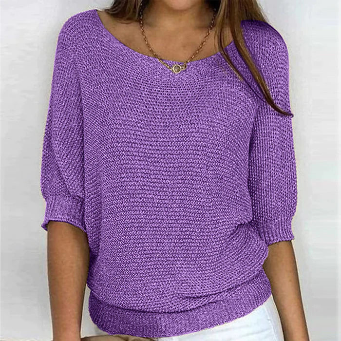 Pull Femme Confortable en Coton et Polyester – Style Élégant pour Toutes Occasions, Tailles S à 5XL 1