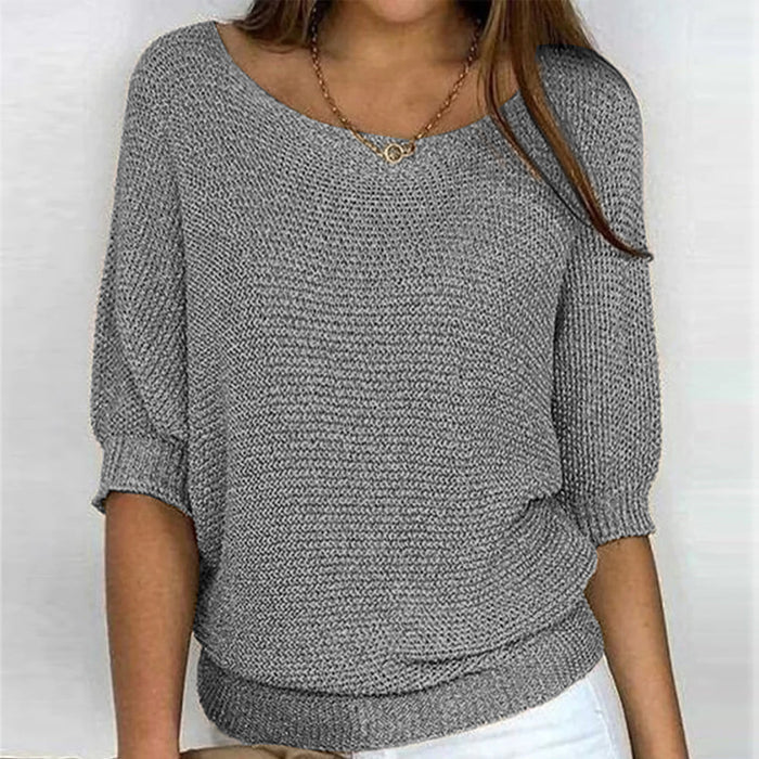 Pull Femme Confortable en Coton et Polyester – Style Élégant pour Toutes Occasions, Tailles S à 5XL 2