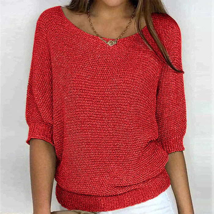 Pull Femme Confortable en Coton et Polyester – Style Élégant pour Toutes Occasions, Tailles S à 5XL 5