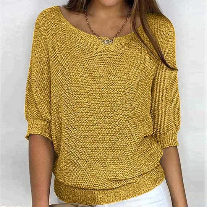 Pull Femme Confortable en Coton et Polyester – Style Élégant pour Toutes Occasions, Tailles S à 5XL 7