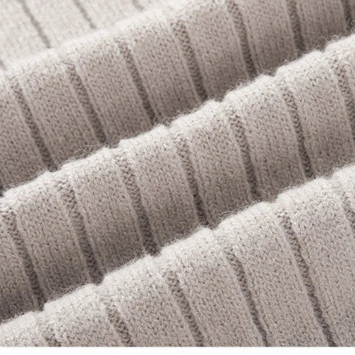 Pull Homme Zippé à Col Montant en Coton Premium - Manches Longues, Coupe Ajustée, Idéal pour les Saisons Froides 5