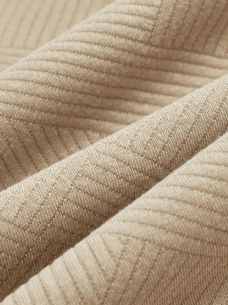 Pull Vintage Géométrique avec Zip – Confort et Style pour Toutes Occasions 6