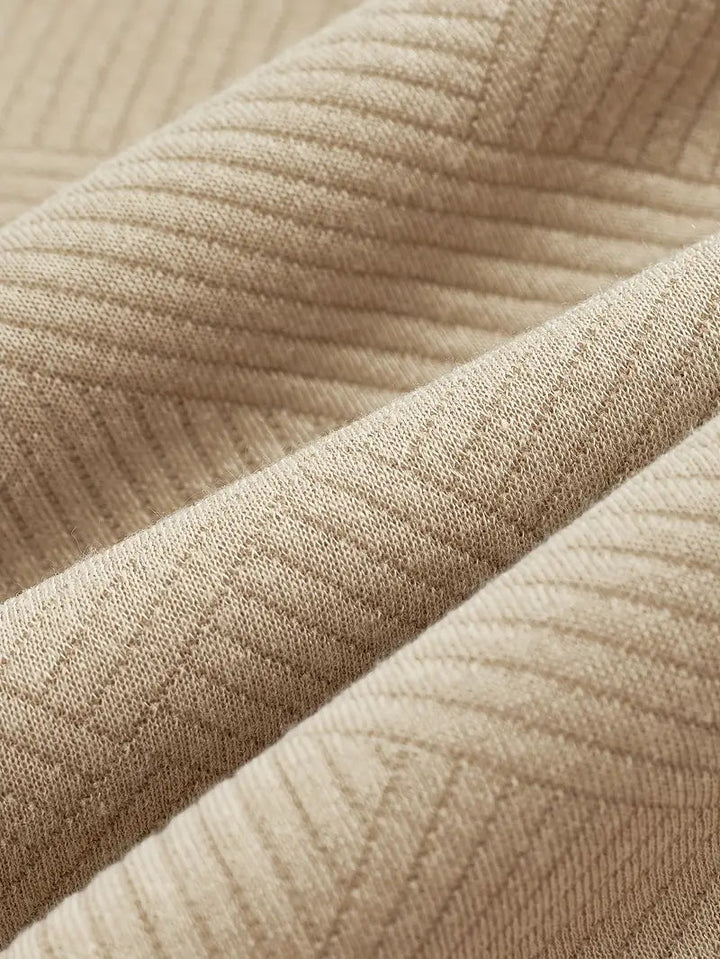 Pull Vintage Géométrique avec Zip – Confort et Style pour Toutes Occasions 6