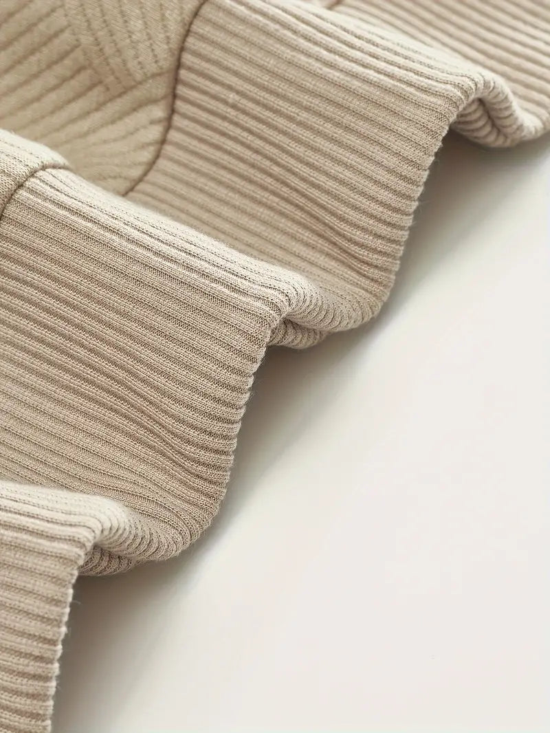 Pull Vintage Géométrique avec Zip – Confort et Style pour Toutes Occasions 7