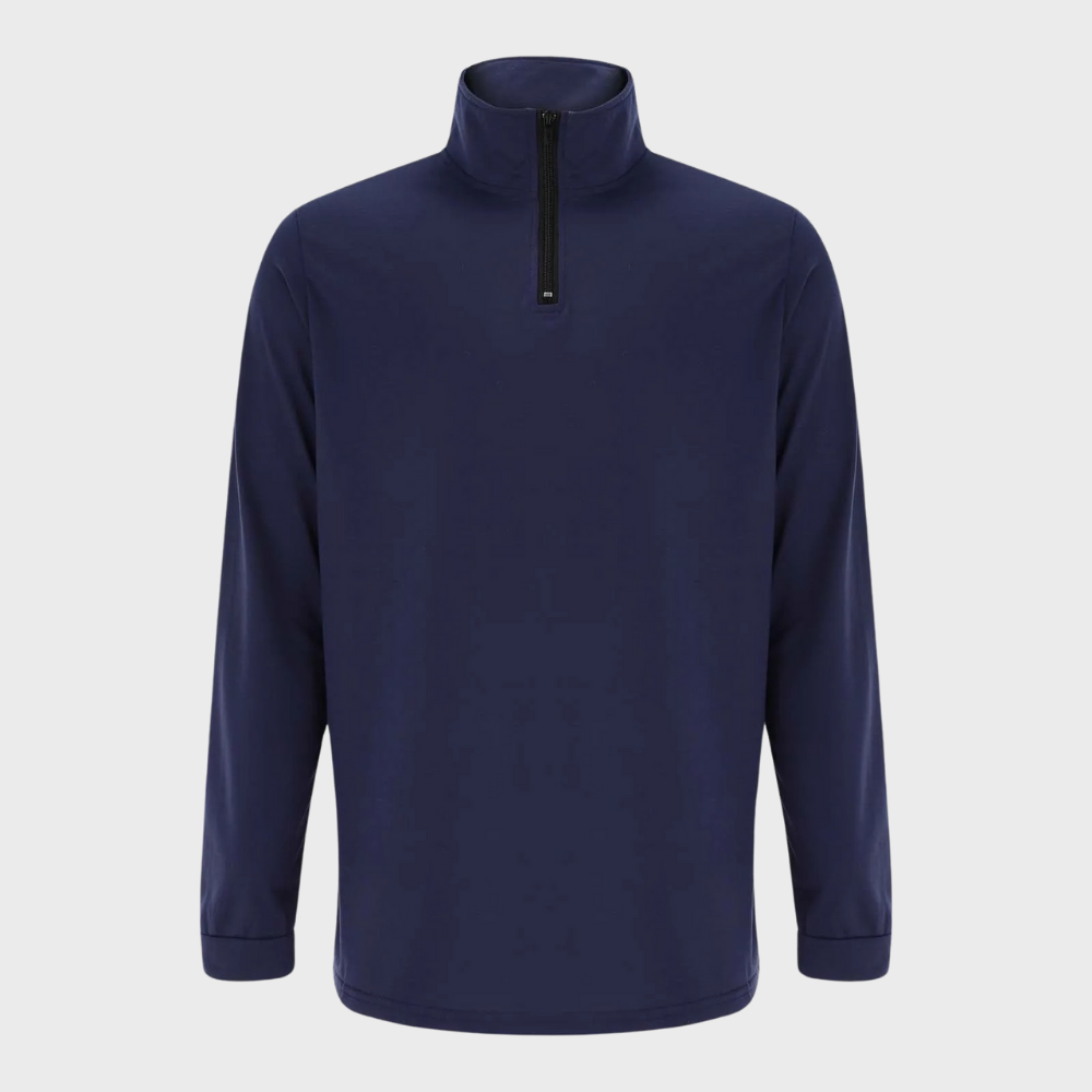 Pull d'hiver pour hommes avec col zippé – Confortable et élégant en plusieurs couleurs 5