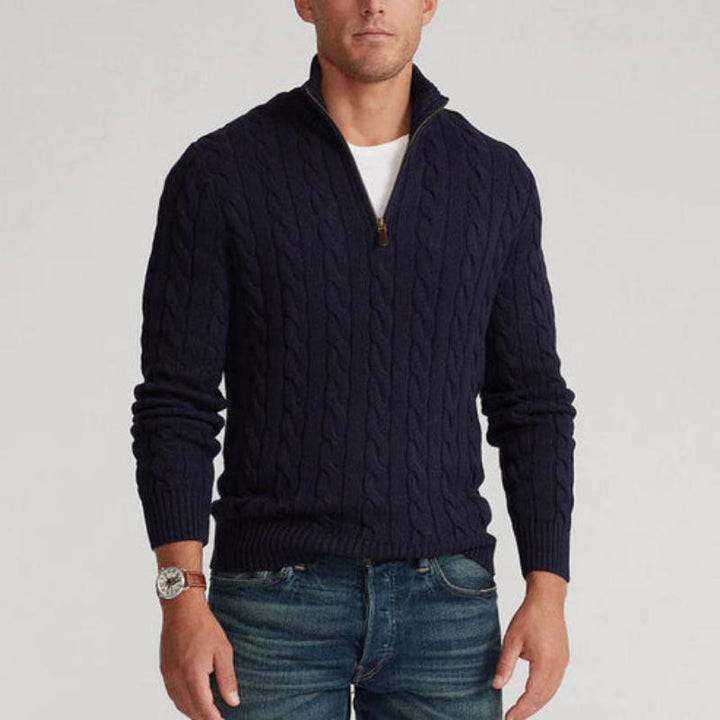 Pull en Coton Femme à Col Montant avec Fermeture Éclair - Manches Longues, Confort Élégant et Moderne 5