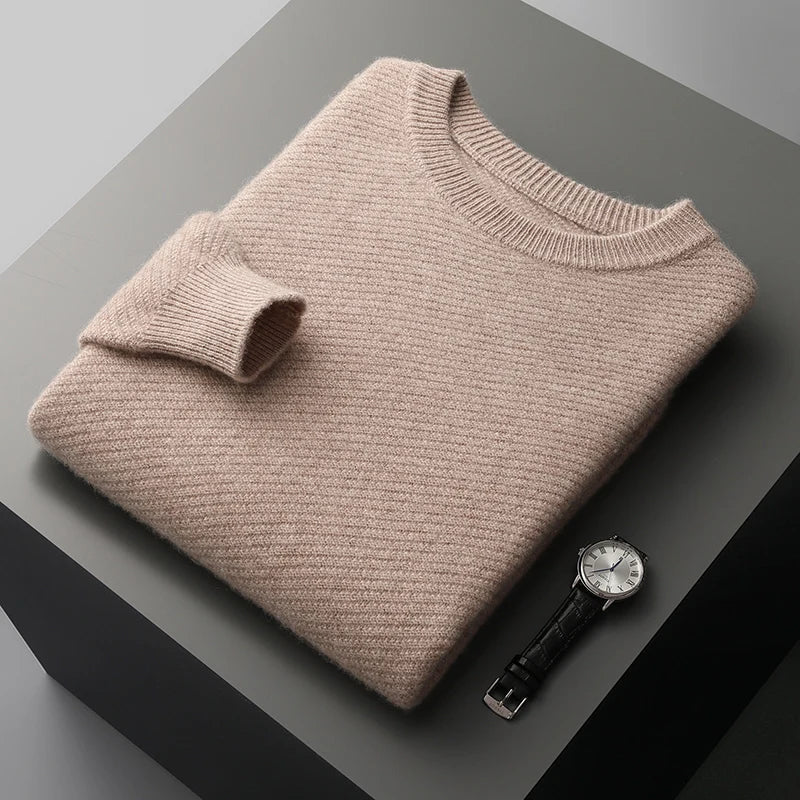 Pull en Laine 100% Homme avec Col Roulé – Doux, Léger et Élégant pour Toutes Occasions 0